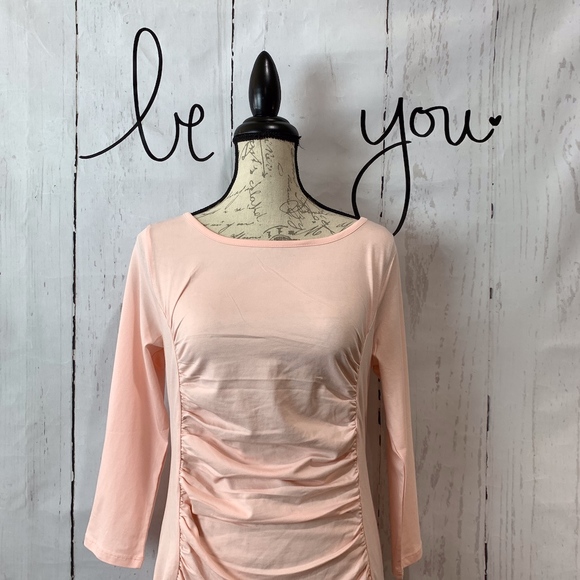 New Sundance Princess Ruched Top Blush Med XL - Picture 2 of 7
